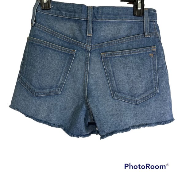 Madewell Ladies "The Perfect"‎ Jean Denim Cut-off Casual Short, 24/XS - Picture 2 of 6